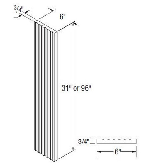 Aristokraft Cabinetry Select Series Ellis PureStyle Cabinet Filler FFL696