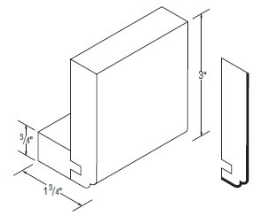 Aristokraft Cabinetry Select Series Ellis PureStyle Starter Moulding MSTR8