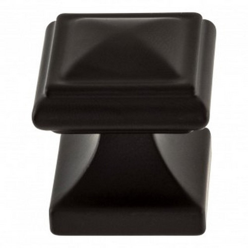 Atlas Homewares - 370-BL - Wadsworth Knob 1 1/4 Inch - Matte Black