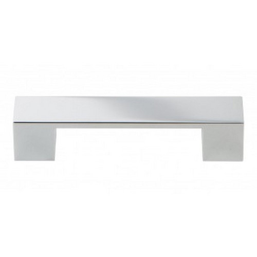 Atlas Homewares - A918-CH - Wide Square Pull 3 3/4 Inch - Polished Chrome