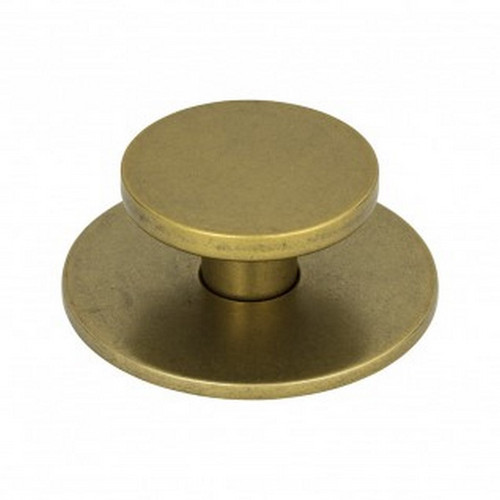 Atlas Homewares - A601-UB - Dot Knob 2 Inch - Vintage Brass