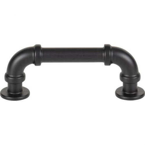 Atlas Homewares - 367-BL Steam Punk Pull 3 Inch (c-c) - Matte Black