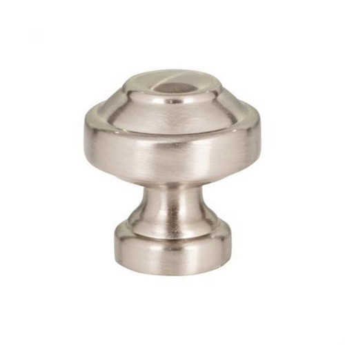 Atlas Homewares - A640-BRN Malin Knob 1 1/8 Inch (c-c) - Brushed Nickel