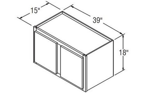 Aristokraft Cabinetry All Plywood Series Landen Maple Wall Cabinet W391815