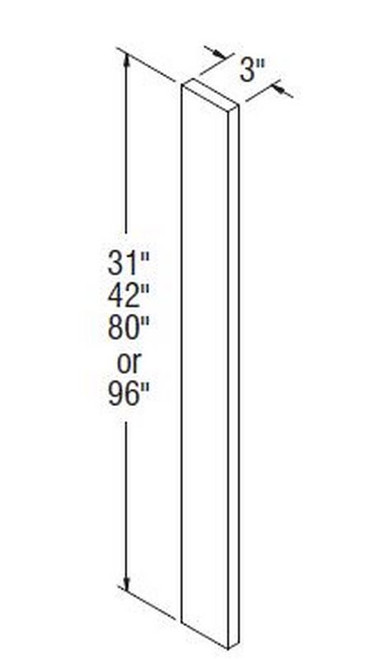 Aristokraft Cabinetry Select Series Landen Maple Cabinet Filler F331