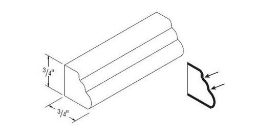 Aristokraft Cabinetry Select Series Landen Maple Traditional Trim Moulding MTT8