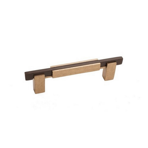 Hardware International - Bronze Contemporary Square Base Handle - 6" - 01-106-CE-BRONZE