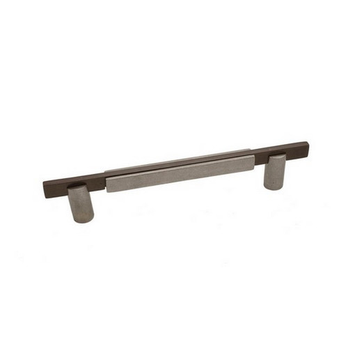 Hardware International - Bronze Contemporary Round Base Handle - 9" - 01-209-PE-BRONZE