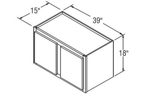 Aristokraft Cabinetry All Plywood Series Korbett Maple 5 Piece Wall Cabinet W391815