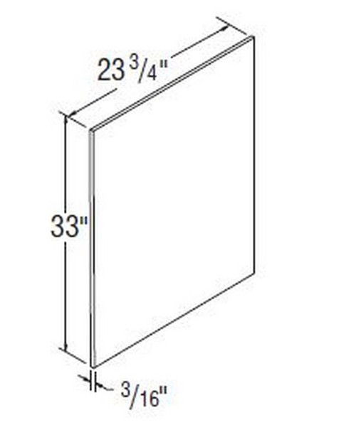 Aristokraft Cabinetry All Plywood Series Korbett Maple 5 Piece Plywood Panel PDWP