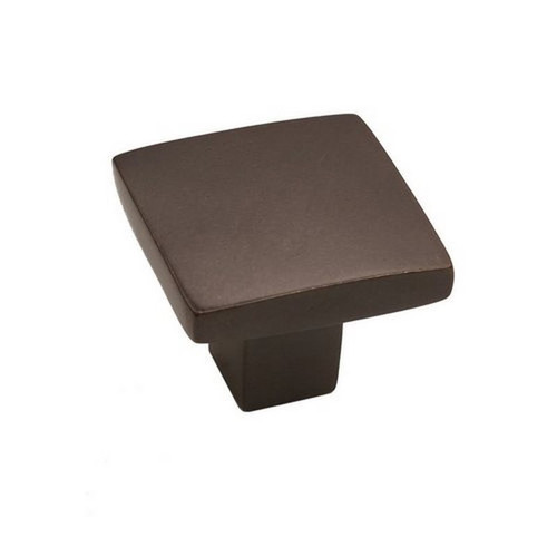 Hardware International - Bronze Flat Square Knob - 1-1/2" - 05-503-E-BRONZE