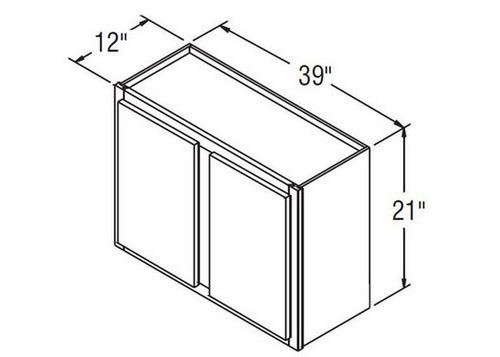Aristokraft Cabinetry Select Series Korbett Maple 5 Piece Wall Cabinet W3921