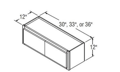 Aristokraft Cabinetry Select Series Korbett Maple 5 Piece Wall Cabinet W3612B