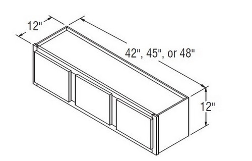 Aristokraft Cabinetry Select Series Korbett Maple 5 Piece Wall Cabinet W4212