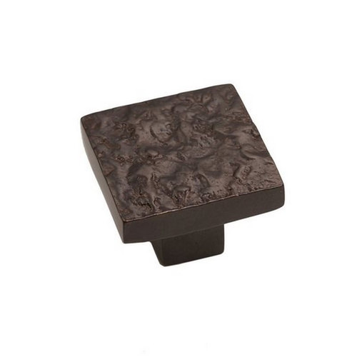Hardware International - Bronze Textured Square Knob - 1-1/4" - 13-502-E-BRONZE