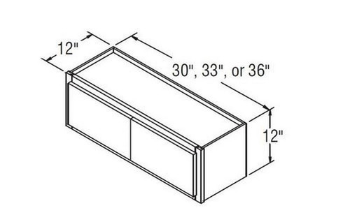 Aristokraft Cabinetry All Plywood Series Korbett Paint Wall Cabinet W3612B