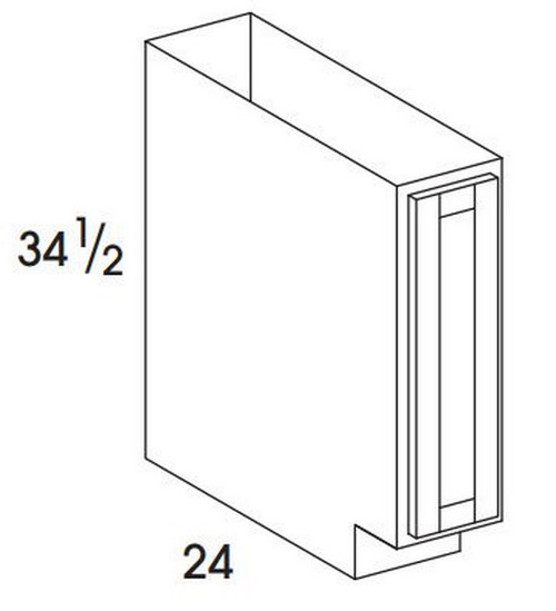 Aristokraft Cabinetry All Plywood Series Korbett Paint 5 Piece Base Cabinet B09
