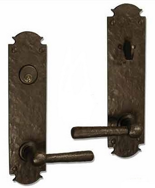 Square Plate 11" Entry any Lever Knob