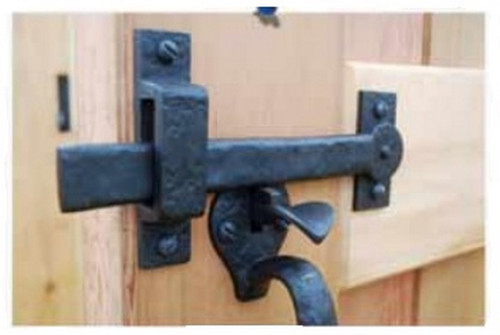 Coastal Bronze Bronze Gate Double Thumb Latch Set - 10" L Handle - 3" to 3 1/2" Thick Gate 40-365