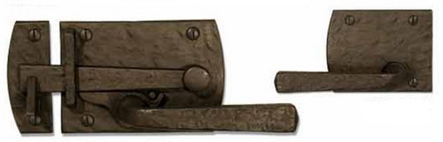 Coastal Bronze Solid Bronze Gate Drop Bar Latch - Arch Lever - Left Handed - 4 3/4" L 60-360-LH
