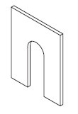 Aristokraft Cabinetry Select Series Sinclair Birch Paint Frame Spacers HNGSHIMF