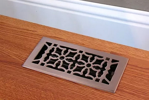 HRVent - Cast Brass Vent - Oriental - Oil-Rubbed Bronze - 3" x 10" - 02-310-C-10