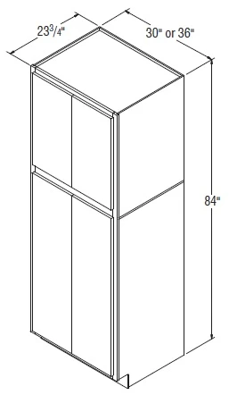 Aristokraft Cabinetry All Plywood Series Durham PureStyle Utility Cabinet U30B