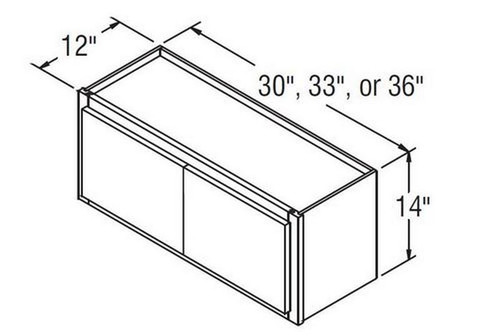 Aristokraft Cabinetry Select Series Korbett Maple Wall Cabinet W3014B