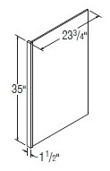 Aristokraft Cabinetry All Plywood Series Korbett Maple Plywood Panel PEPR1.535