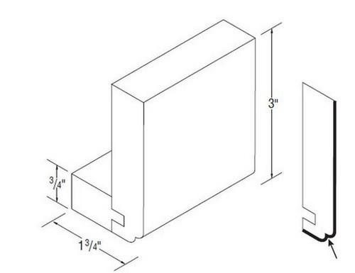 Aristokraft Cabinetry All Plywood Series Winstead Paint Starter Moulding MSTR8