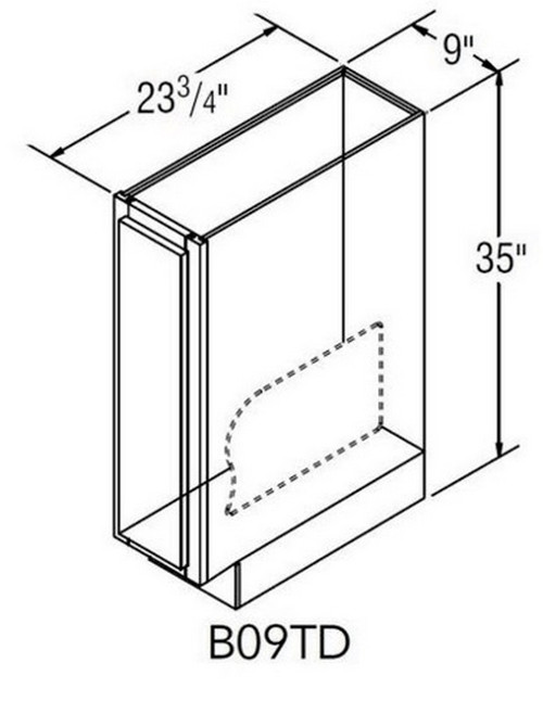 Aristokraft Cabinetry All Plywood Series Trenton Birch Paint Base Cabinet B09TD