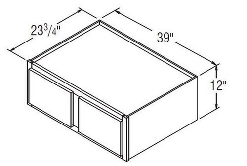 Aristokraft Cabinetry All Plywood Series Wentworth Maple Refrigerator Wall Cabinet RW3912