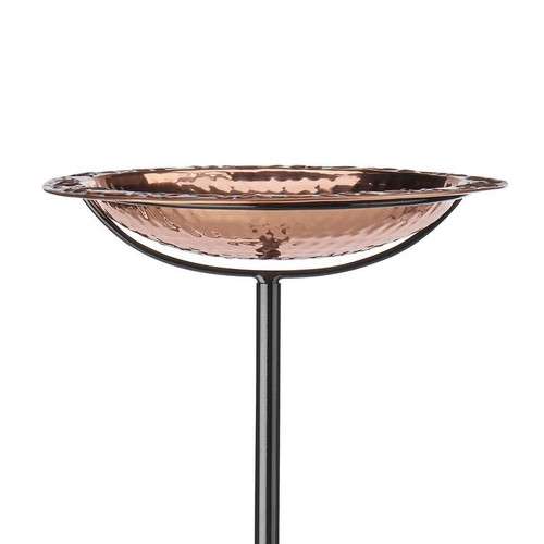 Good Directions - Pure Copper Bird Bath on Garden Pole - BBG