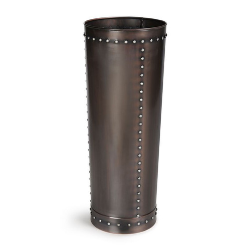 Good Directions - Unique Tall Riveted Bronze Planter for Outdoor or Indoor Use, Garden, Deck, and Patio - P31B