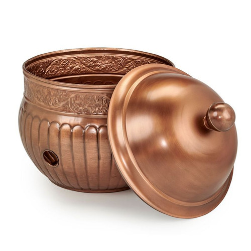 Good Directions - La Jolla Hose Pot with Lid - Copper Finish - 449VB-458VB