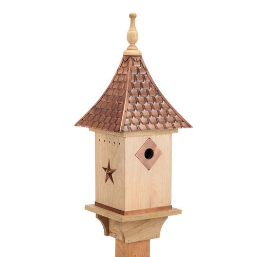 Good Directions - Villa Bird House  Pure Copper Roof - BH201W