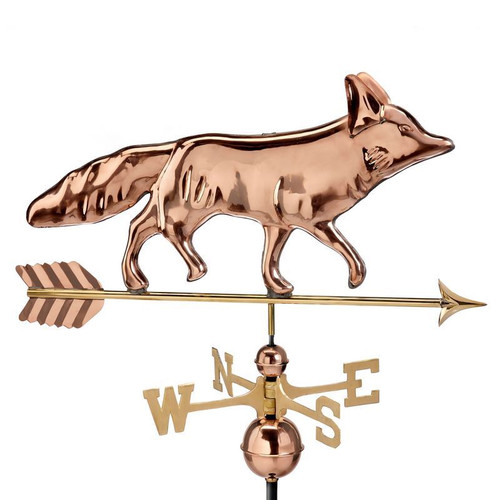 Good Directions - Fox Weathervane - Pure Copper - 655P