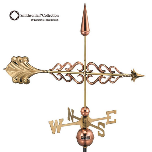 Good Directions - Smithsonian Arrow Weathervane - Pure Copper - 954P
