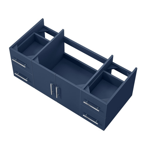 Lexora -  Geneva 48" Navy Blue Vanity Cabinet Only - LG192248DE00000