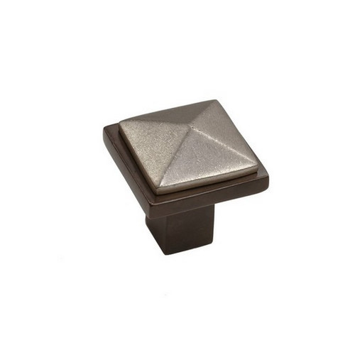 Hardware International - Bronze Contemporary Square Pyramid Knob  - 1" - 01-501-EP-BRONZE