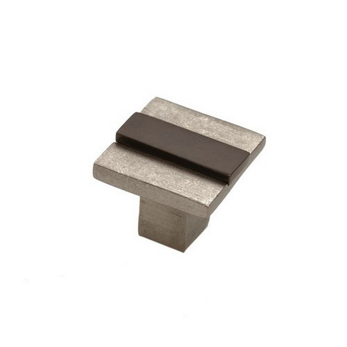 Hardware International - Bronze Contemporary Banded Knob  - 1-1/4" - 02-502-PE-BRONZE