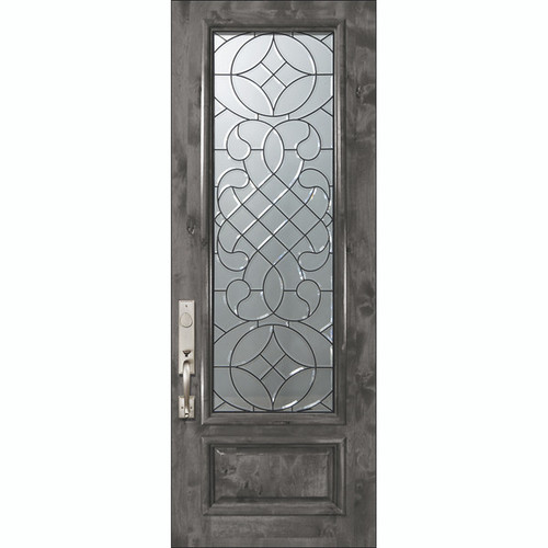 WoodCraft | Savoy 3/4 Lite Decorative Glass | 8' Tall