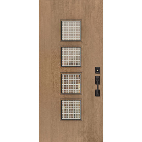 WoodCraft | Venice Glass Contemporary | 6'8" Tall