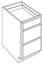 GHI Cabinetry Arcadia White Shaker - GVDB1221ACW