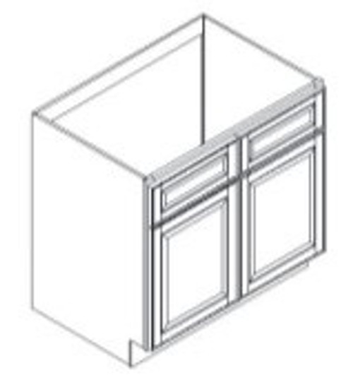 GHI Cabinetry Pacific Gray Shaker - GSB33PCG