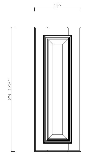 GHI Cabinetry Pacific Gray Shaker - G30DDPCG