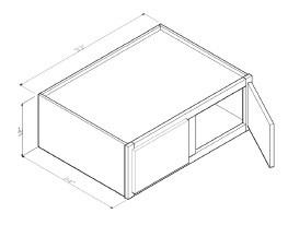 GHI Cabinetry Mojave Shaker - GW361824MJS
