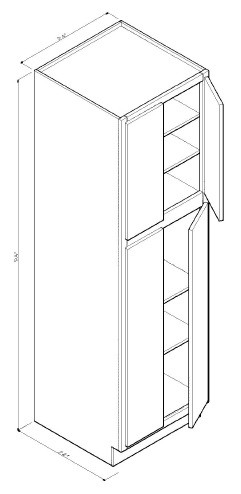 GHI Cabinetry Mojave Shaker - GW243624MJS