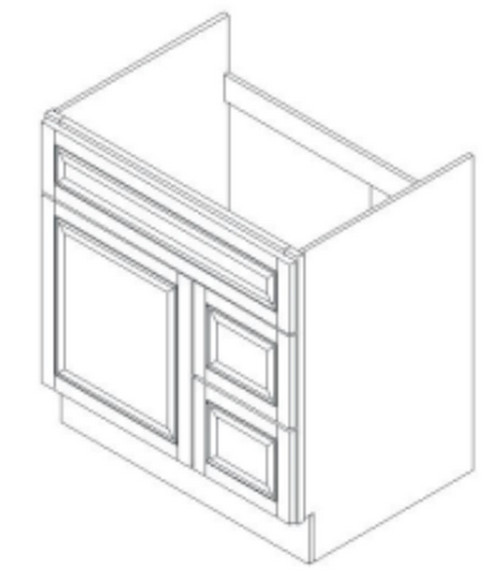 GHI Cabinetry Concord Blue - GV3021DCCB