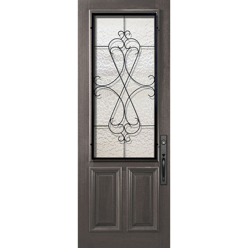 WoodCraft | 2/3 Lite Navasota WI Grille | 8' Tall